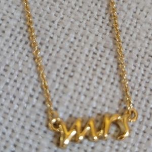 NEW Kate Spade MRS necklace